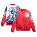 Куртка на кнопках New England Patriots Chalk Line Fanimation Satin - Red Куртка на кнопках New England Patriots Chalk Line Fanimation Satin - Red