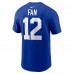 Seattle Seahawks 12s Nike Royal Player Name & Number T-Shirt