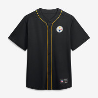Рубашка Pittsburgh Steelers Fanatics Black After Hours Baseball Top