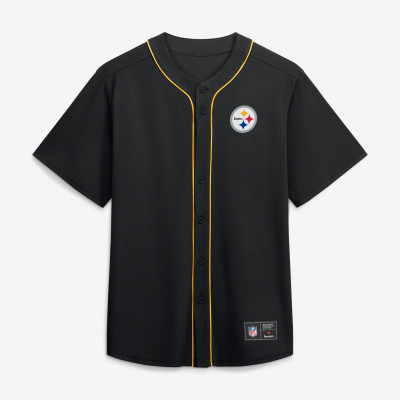 Рубашка Pittsburgh Steelers Fanatics Black After Hours Baseball Top