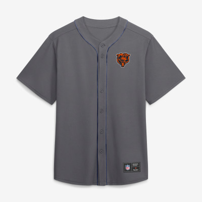 Рубашка Chicago Bears Fanatics Gray After Hours Baseball Top