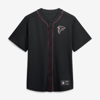 Atlanta Falcons Fanatics Black After Hours Button-Up Baseball Top