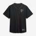 Atlanta Falcons Fanatics Black After Hours Button-Up Baseball Top