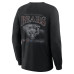 Футболка с длинным рукавом Chicago Bears Fanatics Black Midnight Falls