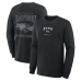 Футболка с длинным рукавом Baltimore Ravens Fanatics Black Midnight Falls Футболка с длинным рукавом Baltimore Ravens Fanatics Black Midnight Falls