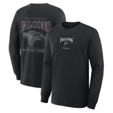 Футболка с длинным рукавом Atlanta Falcons Fanatics Black Midnight Falls