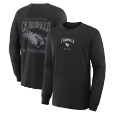 Футболка с длинным рукавом Arizona Cardinals Fanatics Black Midnight Falls Футболка с длинным рукавом Arizona Cardinals Fanatics Black Midnight Falls
