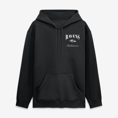 Толстовка Baltimore Ravens Fanatics Black Nightfall Long Sleeve Fleece