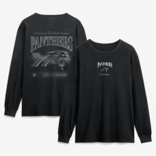 Футболка с длинным рукавом Carolina Panthers Fanatics Black Midnight Falls