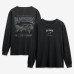 Футболка с длинным рукавом Carolina Panthers Fanatics Black Midnight Falls Футболка с длинным рукавом Carolina Panthers Fanatics Black Midnight Falls