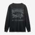 Футболка с длинным рукавом Carolina Panthers Fanatics Black Midnight Falls