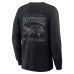 Футболка с длинным рукавом Carolina Panthers Fanatics Black Midnight Falls