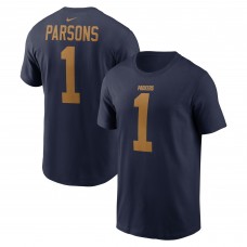Футболка Green Bay Packers Micah Parsons Nike Navy The 1923 Classic