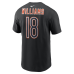 Футболка Chicago Bears Caleb Williams Nike Black Carbon Name & Number