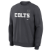 Свитшот Indianapolis Colts Nike 2026 Rivalries Collection Dri-FIT Crew - Anthracite