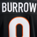Джерси Cincinnati Bengals Joe Burrow Nike Black Team Vapor F.U.S.E. Stitched Limited