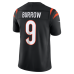 Джерси Cincinnati Bengals Joe Burrow Nike Black Team Vapor F.U.S.E. Stitched Limited