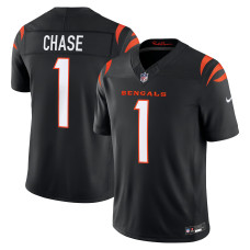 Джерси Cincinnati Bengals Ja'Marr Chase Nike Black Team Vapor F.U.S.E. Stitched Limited Джерси Cincinnati Bengals Ja'Marr Chase Nike Black Team Vapor F.U.S.E. Stitched Limited