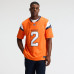 Джерси Denver Broncos Patrick Surtain II Nike Orange Team Vapor F.U.S.E. Stitched Limited
