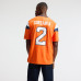 Джерси Denver Broncos Patrick Surtain II Nike Orange Team Vapor F.U.S.E. Stitched Limited