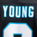 Джерси Carolina Panthers Bryce Young Nike Black Team Vapor F.U.S.E. Stitched Limited