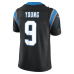 Джерси Carolina Panthers Bryce Young Nike Black Team Vapor F.U.S.E. Stitched Limited