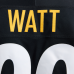 Джерси Pittsburgh Steelers T.J. Watt Nike Black Team Vapor F.U.S.E. Stitched Limited