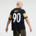 Джерси Pittsburgh Steelers T.J. Watt Nike Black Team Vapor F.U.S.E. Stitched Limited