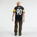 Джерси Pittsburgh Steelers T.J. Watt Nike Black Team Vapor F.U.S.E. Stitched Limited