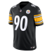 Джерси Pittsburgh Steelers T.J. Watt Nike Black Team Vapor F.U.S.E. Stitched Limited