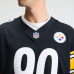Джерси Pittsburgh Steelers T.J. Watt Nike Black Team Vapor F.U.S.E. Stitched Limited
