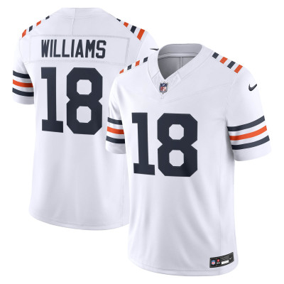 Джерси Chicago Bears Caleb Williams Nike White Alternate Vapor F.U.S.E. Stitched Limited