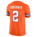 Джерси Denver Broncos Patrick Surtain II Nike Orange Alternate Mile High Collection 1977 Throwback Vapor F.U.S.E. Stitched Limited