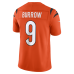 Джерси Cincinnati Bengals Joe Burrow Nike Orange Alternate Vapor F.U.S.E. Stitched Limited