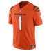 Джерси Cincinnati Bengals Ja'Marr Chase Nike Orange Alternate Vapor F.U.S.E. Stitched Limited