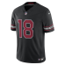 Джерси Arizona Cardinals Marvin Harrison Jr. Nike Black Alternate Vapor F.U.S.E. Stitched Limited