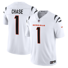 Джерси Cincinnati Bengals Ja'Marr Chase Nike White Vapor F.U.S.E. Stitched Limited Джерси Cincinnati Bengals Ja'Marr Chase Nike White Vapor F.U.S.E. Stitched Limited