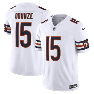 Джерси Chicago Bears Rome Odunze Nike White Vapor F.U.S.E. Stitched Limited