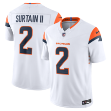 Джерси Denver Broncos Patrick Surtain II Nike White Vapor F.U.S.E. Stitched Limited Джерси Denver Broncos Patrick Surtain II Nike White Vapor F.U.S.E. Stitched Limited
