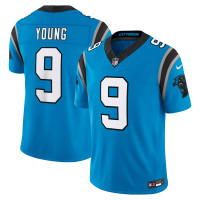 Джерси Carolina Panthers Bryce Young Nike Blue Alternate Vapor F.U.S.E. Stitched Limited