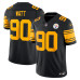 Джерси Pittsburgh Steelers T.J. Watt Nike Black Alternate Vapor F.U.S.E. Stitched Limited