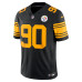Джерси Pittsburgh Steelers T.J. Watt Nike Black Alternate Vapor F.U.S.E. Stitched Limited