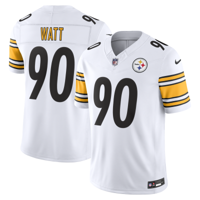 Джерси Pittsburgh Steelers T.J. Watt Nike White Vapor F.U.S.E. Stitched Limited