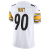 Джерси Pittsburgh Steelers T.J. Watt Nike White Vapor F.U.S.E. Stitched Limited