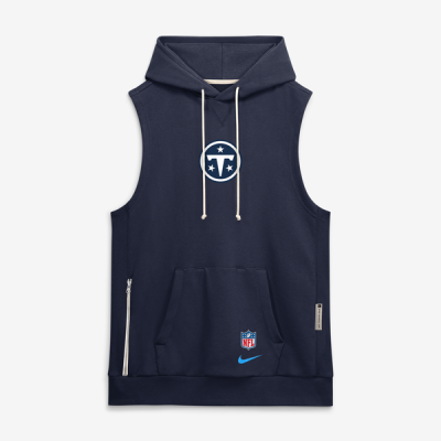 Толстовка Tennessee Titans Nike 2026 Rivalries Collection Sideline Sleeveless Fleece - Navy