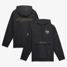 Куртка Jacksonville Jaguars Nike 2026 Rivalries Collection Sideline Anorak Half-Zip - Black