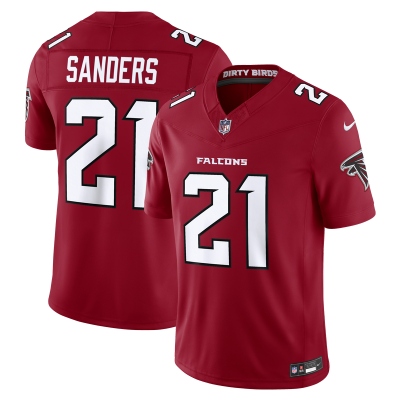Джерси Atlanta Falcons Deion Sanders Nike Red Team Vapor F.U.S.E. Stitched Retired Limited