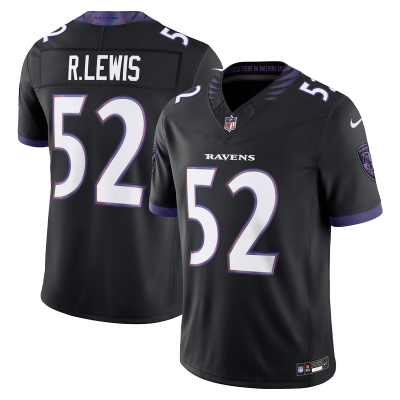 Джерси Baltimore Ravens Ray Lewis Nike Black Alternate Vapor F.U.S.E. Stitched Retired Limited