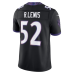 Джерси Baltimore Ravens Ray Lewis Nike Black Alternate Vapor F.U.S.E. Stitched Retired Limited
