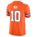 Джерси Denver Broncos Bo Nix Nike Orange Alternate Mile High Collection 1977 Throwback Vapor F.U.S.E. Stitched Limited